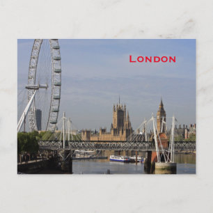 Vintage London Travel Tourism Vykort