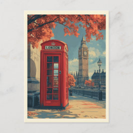 Vintage London Travel Vykort