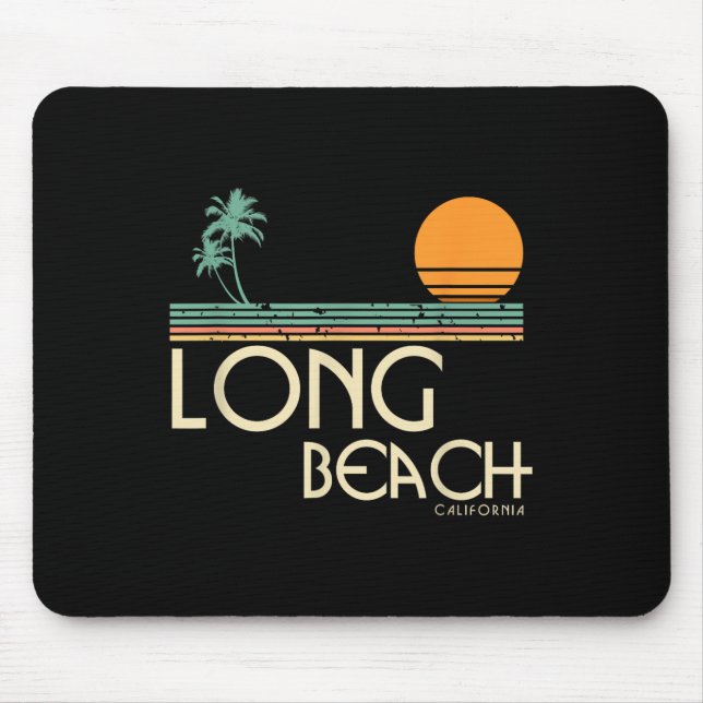 Vintage Long Beach California Musmatta (Framsidan)