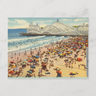 Vintage Long Beach Kalifornien Vykort