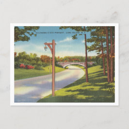Vintage Long Island New York Parkway Vykort