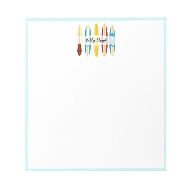 Vintage Longboard Anteckningsblock (Framsida)