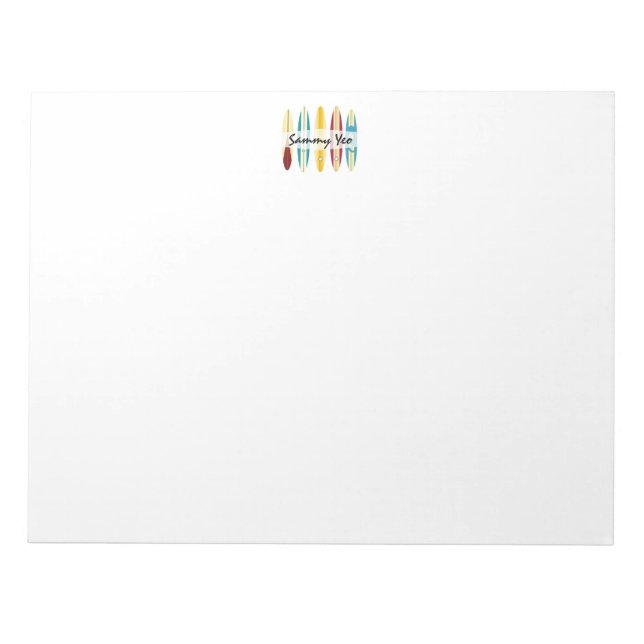 Vintage Longboard Anteckningsblock (Framsida)