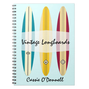 Vintage Longboard Anteckningsbok