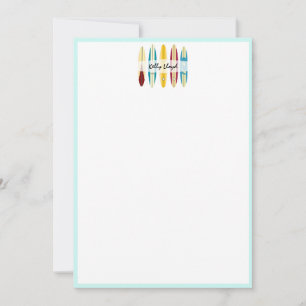 Vintage Longboard Anteckningskort