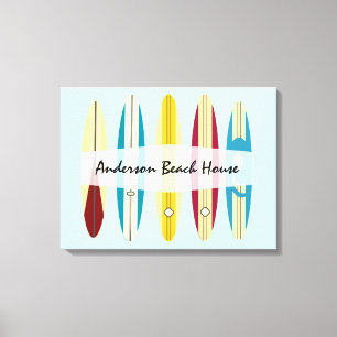 Vintage Longboard Canvastryck