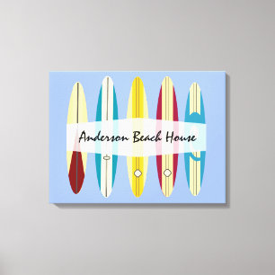 Vintage Longboard Canvastryck