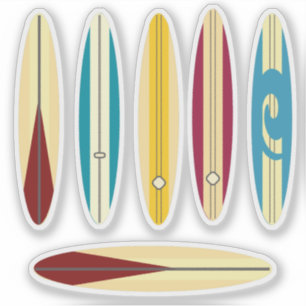 Vintage Longboard Klistermärken
