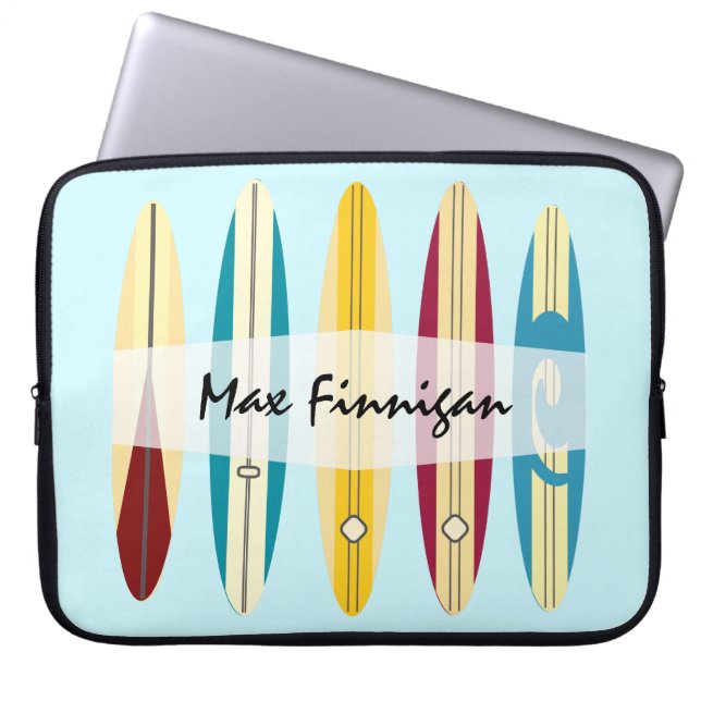 Vintage Longboard Laptop Fodral (Framsidan)