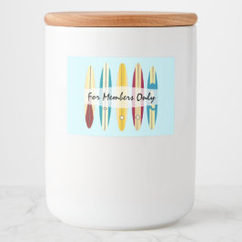 Vintage Longboard Mat Etiketter