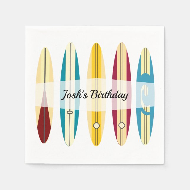 Vintage Longboard Pappersservett (Framsidan)