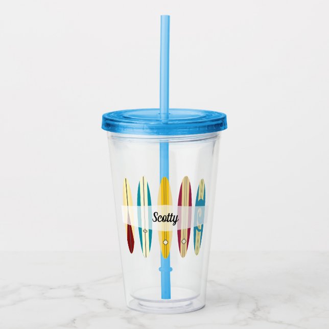 Vintage Longboard Take Away Mugg (Framsida)