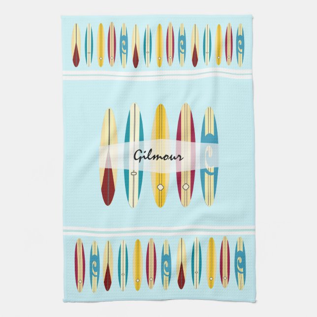 Vintage Longboards Kökshandduk (Vertikal)