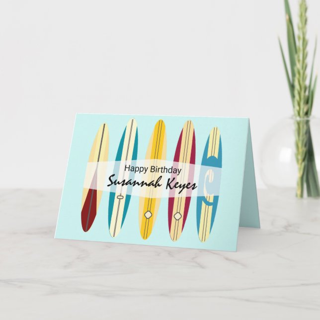 Vintage Longboards Kort (Framsida)