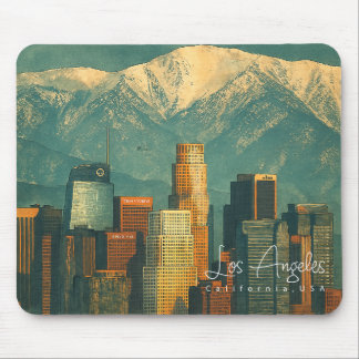 Vintage Los Angeles Akvarell | Retro Kalifornien Musmatta