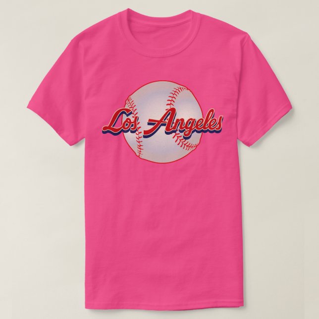 Vintage Los Angeles Baseball Team Gift T Shirt (Design framsida)