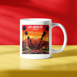 Vintage Los Angeles California Kaffemugg