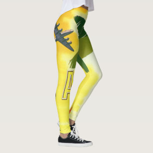 Vintage Los Angeles, Kalifornien Mission med palmt Leggings