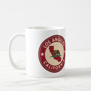 Vintage Los Angeles, Kalifornien-presenter Kaffemugg