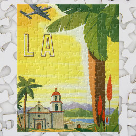 Vintage Los Angeles, Kalifornien Uppdrag med Handf Pussel