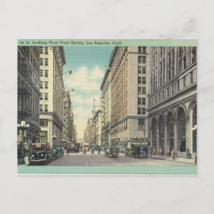 Vintage Los Angeles, Kalifornien Vykort