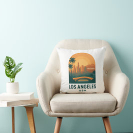 Vintage Los Angeles Travel – Retro Hollywood  Kudde