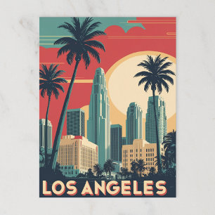 Vintage Los Angeles Travel Vykort