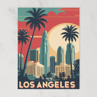 Vintage Los Angeles Travel Vykort