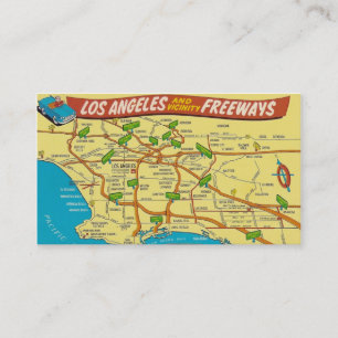 Vintage Los Angeles Visitkort