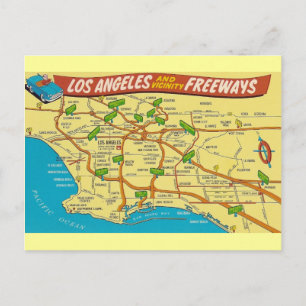Vintage Los Angeles Vykort