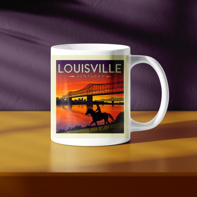 Vintage Louisville Kentucky Kaffemugg (Skapare uppladdad)