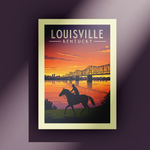 Vintage Louisville Kentucky Vykort