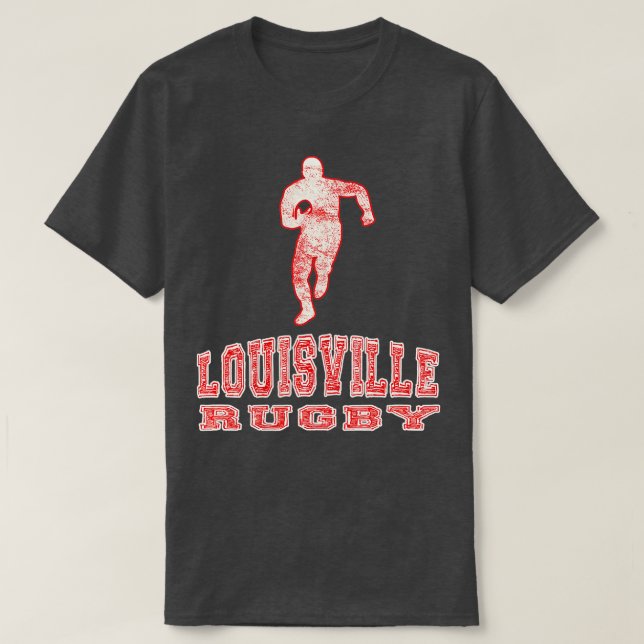 Vintage Louisville Rugby T Shirt (Design framsida)