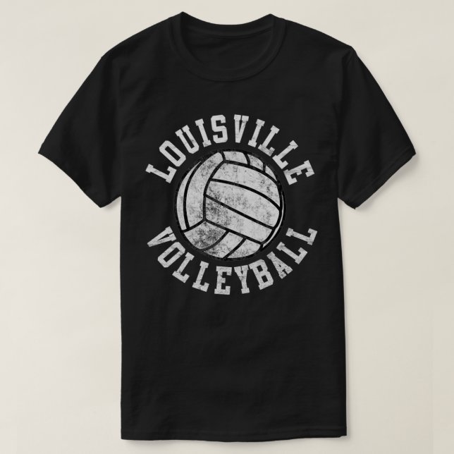 Vintage Louisville Volleyball T Shirt (Design framsida)