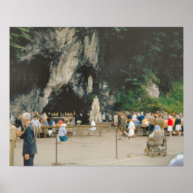 Vintage Lourdes, Grotto Poster (Framsidan)