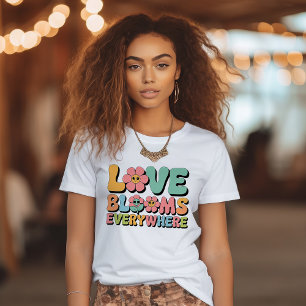 Vintage Love Blooms T Shirt