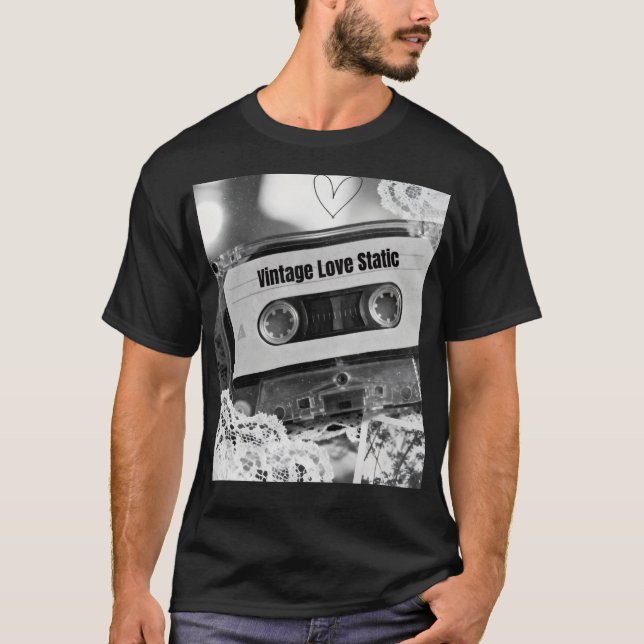 Vintage Love Static T Shirt (Framsida)