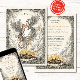 Vintage Love | Tarot Wedding Invitation Inbjudningar