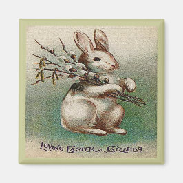 Vintage Loving Påsk Hälsning Magnet