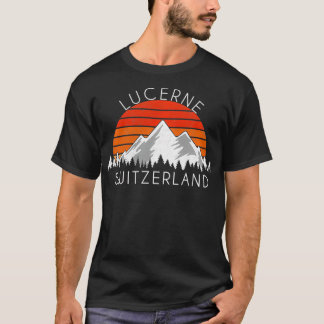 Vintage Lucerne Schweiz Distress T Shirt