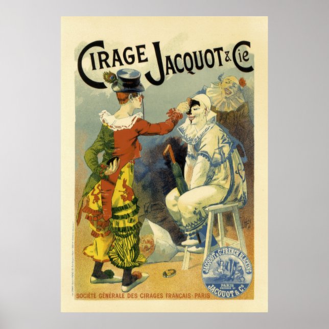 Vintage Lucien Lefévre Advertisement Poster (Framsidan)