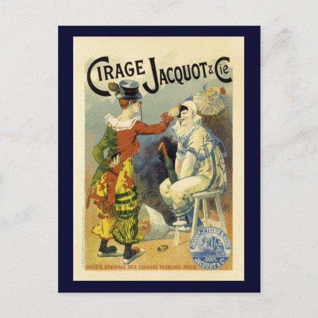 Vintage Lucien Lefévre Advertisement Vykort (Framsida)