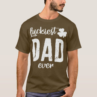 Vintage Luckiest pappa någonsin T Shirt