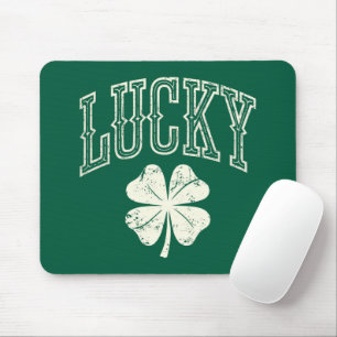 Vintage Lucky Clover St Patricks dag Musmatta
