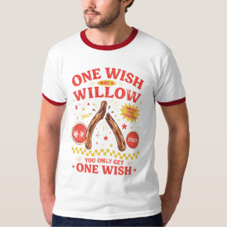 Vintage Lucky Wishbone Lycka Till T Shirt