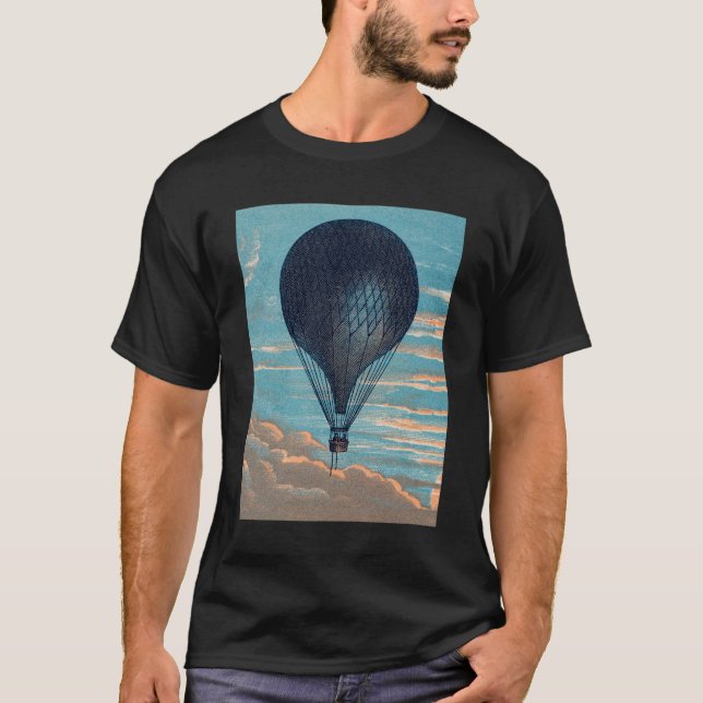 Vintage Luft Balloon T Shirt (Framsida)