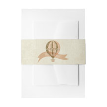 Vintage Luftballong Bröllop Belly Band