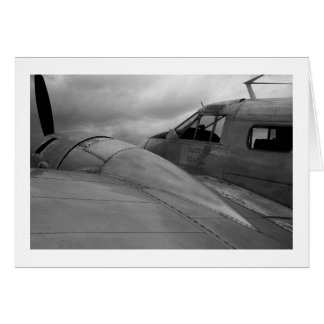 Vintage Luftfartyg nr 03 Hälsningskort