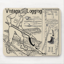 "Vintage Lumberjack Verktyg"