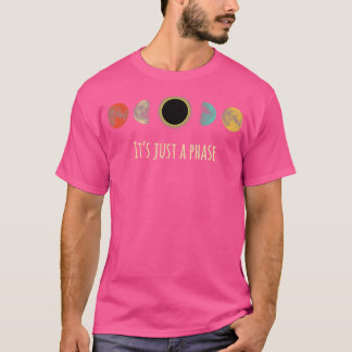 Vintage Lunar Måne är bara en fasåtertagandedesign T Shirt